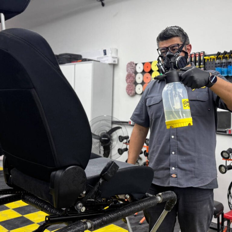Higienização automotiva profissional no CT Detailer