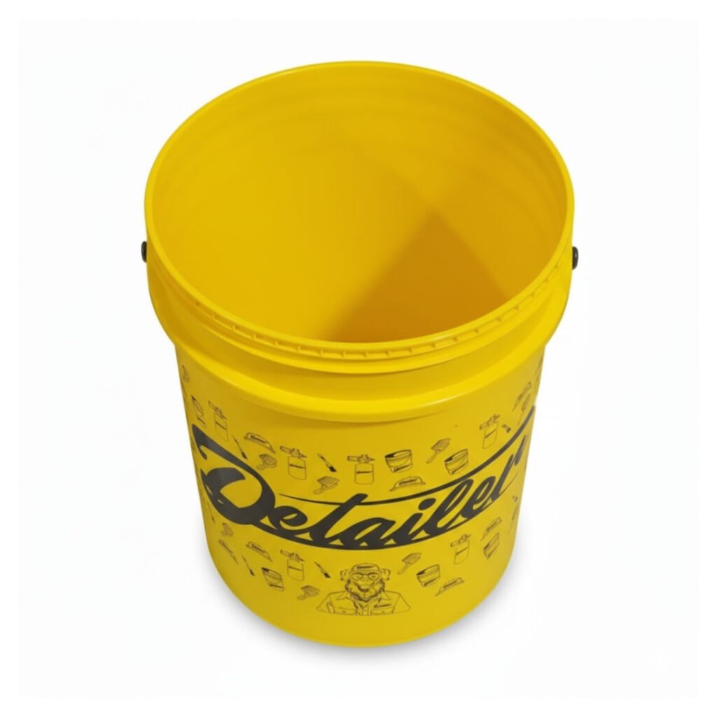 BALDE COM SEPARADOR DE PARTÍCULAS AMARELO DETAILER 4