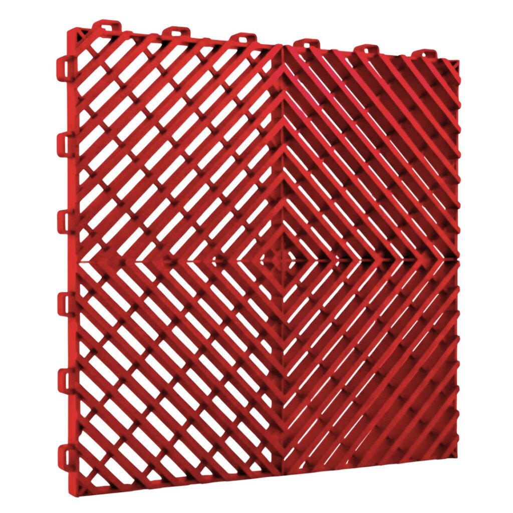 PISO MODULAR ABERTO 30X30 VERMELHO DETAILER