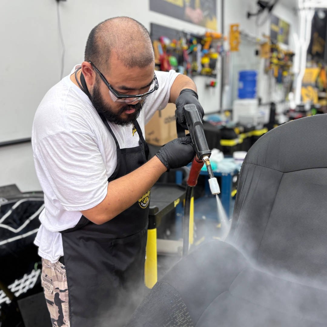Equipamentos usados no curso de higienização automotiva