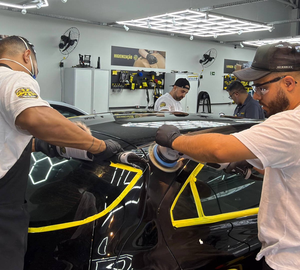 Resultado de correção e acabamento de pintura automotiva